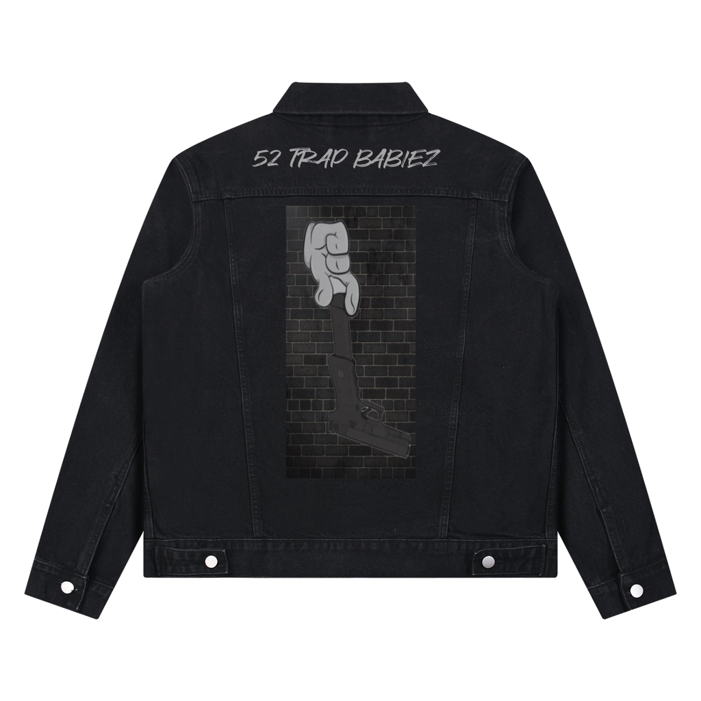 Unisex Vintage Wash Denim Jacket