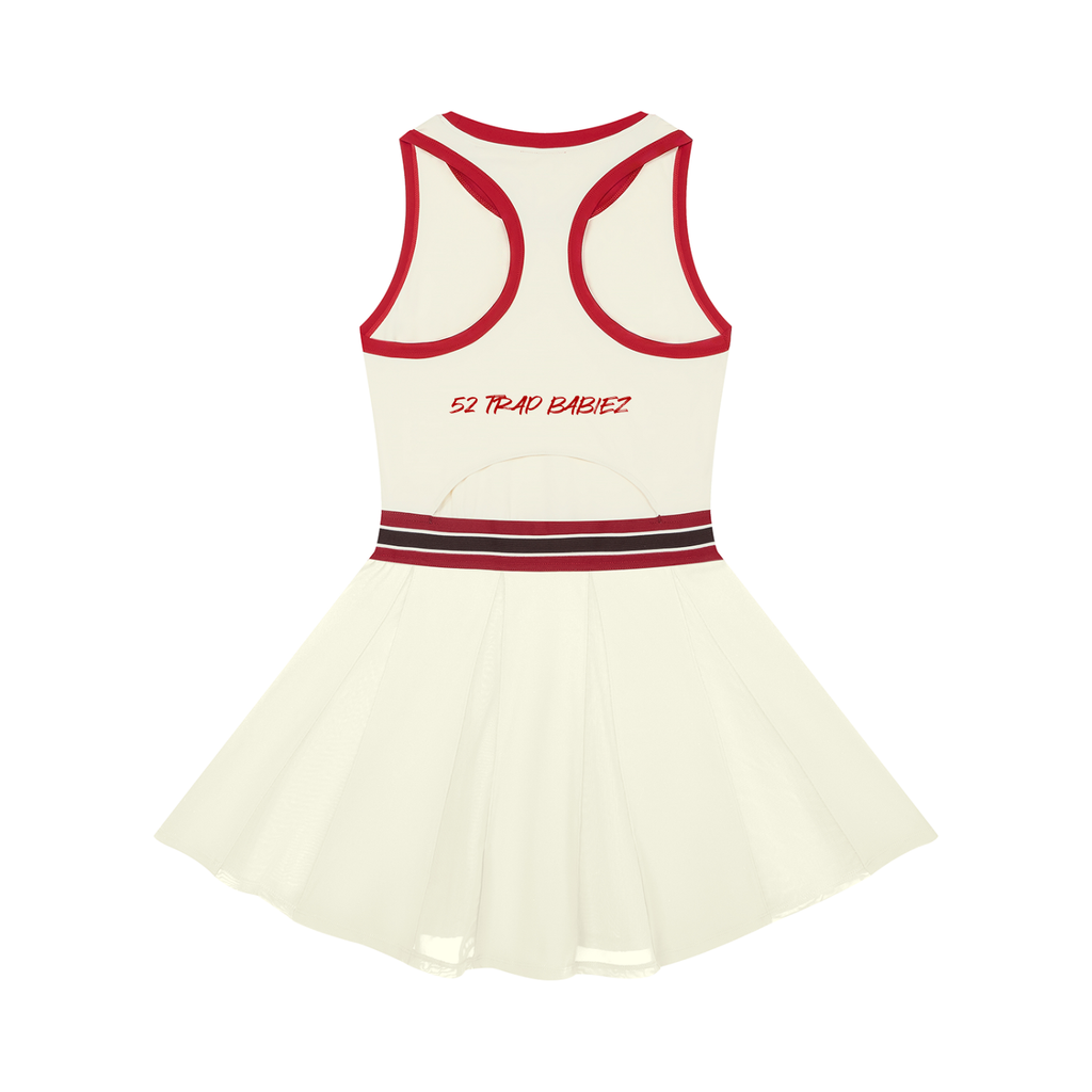 Women's Color Block A-Line Sleeveless Dress