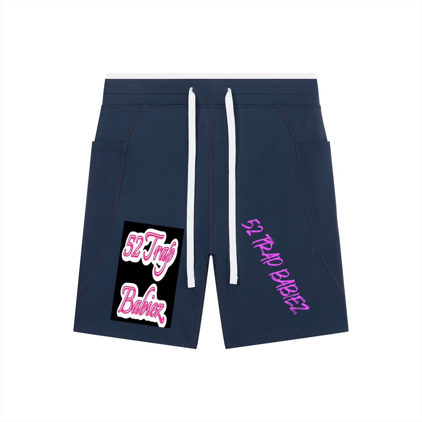 Women's High Rise Color Block Yoga Shorts