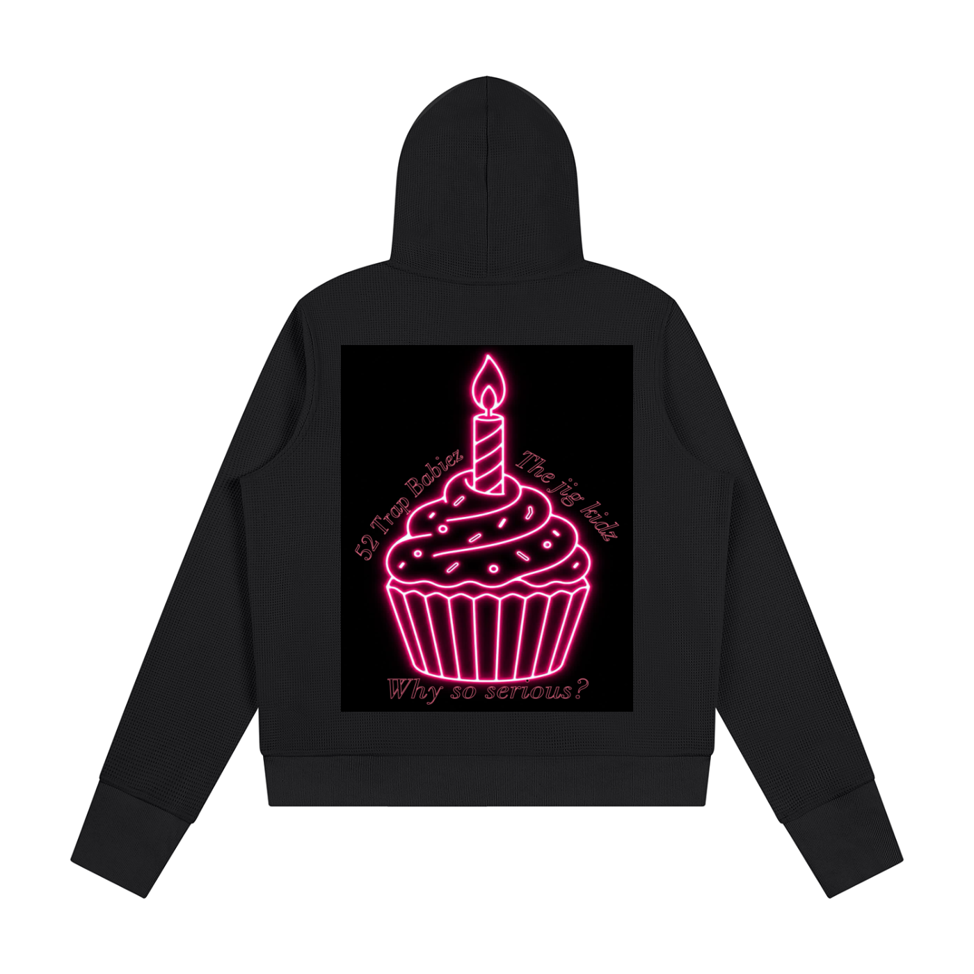 Women's Waffle Full Zip Hoodie