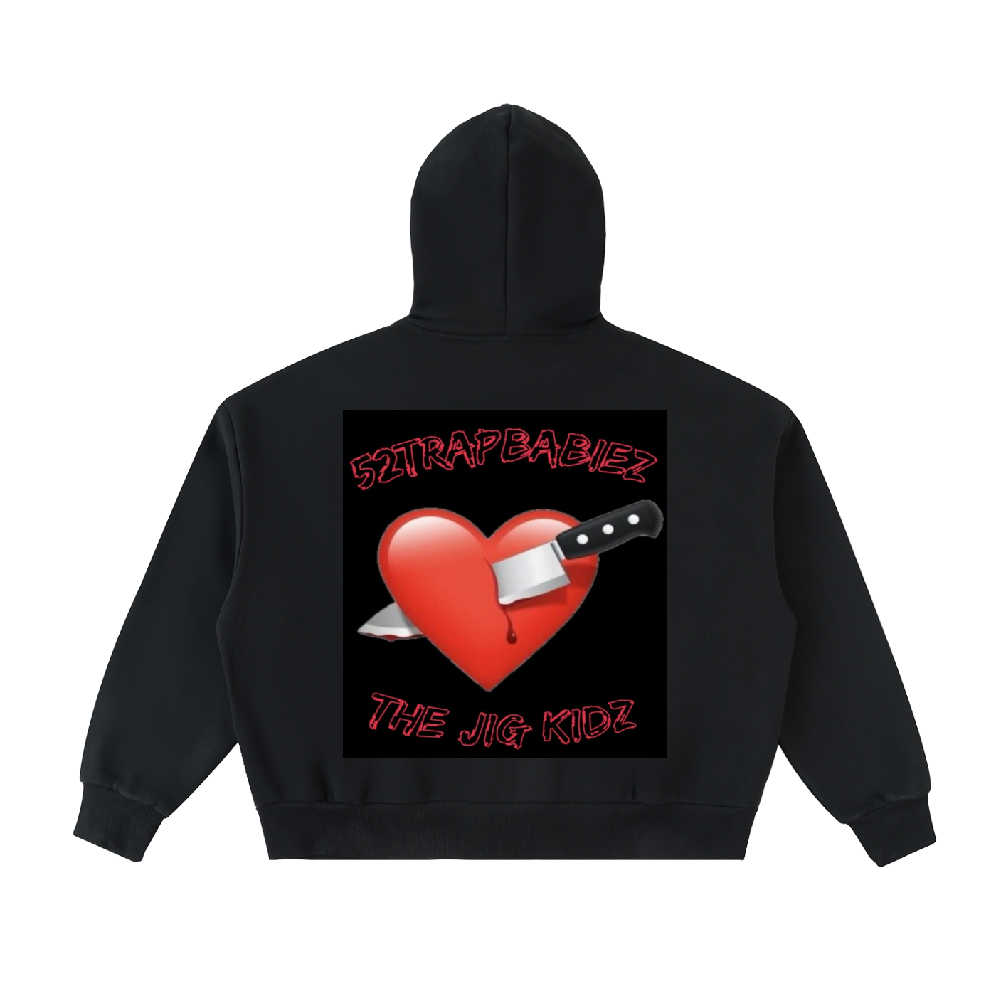 Fleeced Full-Zip Boxy Hoodie