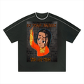 Unisex Oversized Contrast Tape T-Shirt