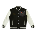 Two-Tone Fleeced Varsity Jacket