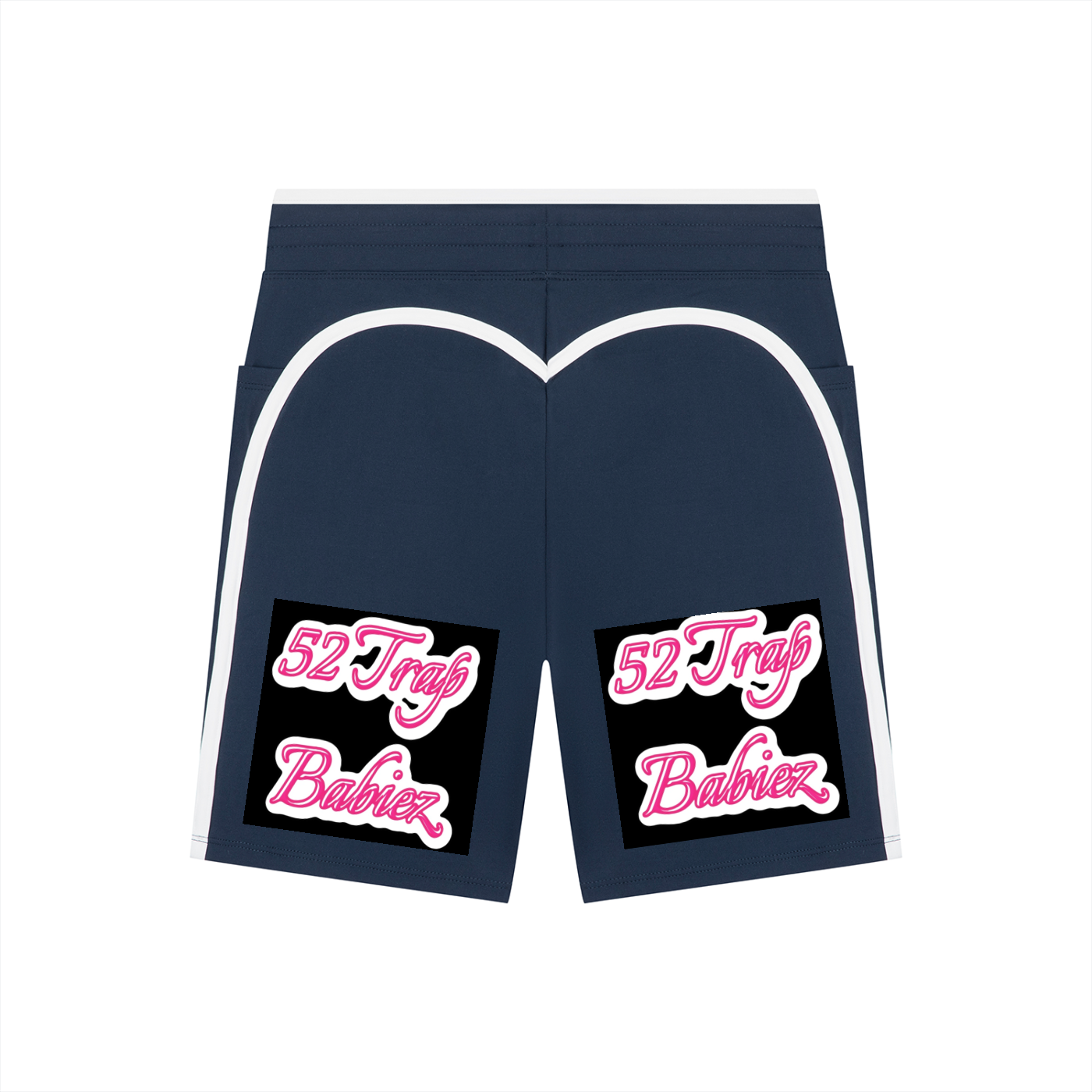 Women's High Rise Color Block Yoga Shorts