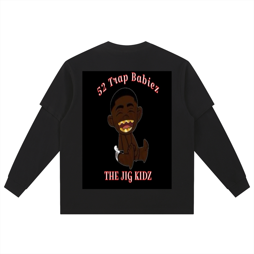 Layered Long Sleeve Oversized Tee
