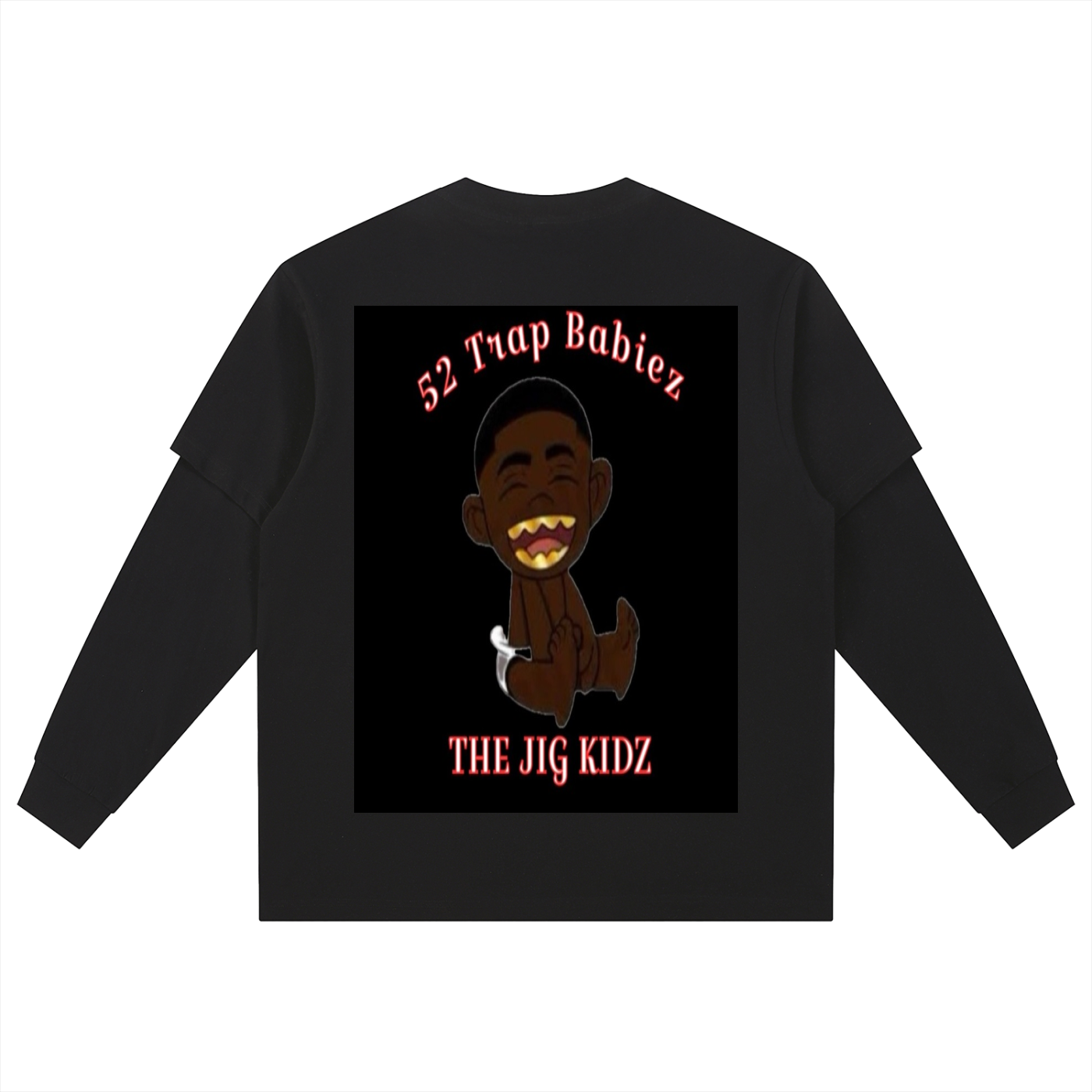Layered Long Sleeve Oversized Tee