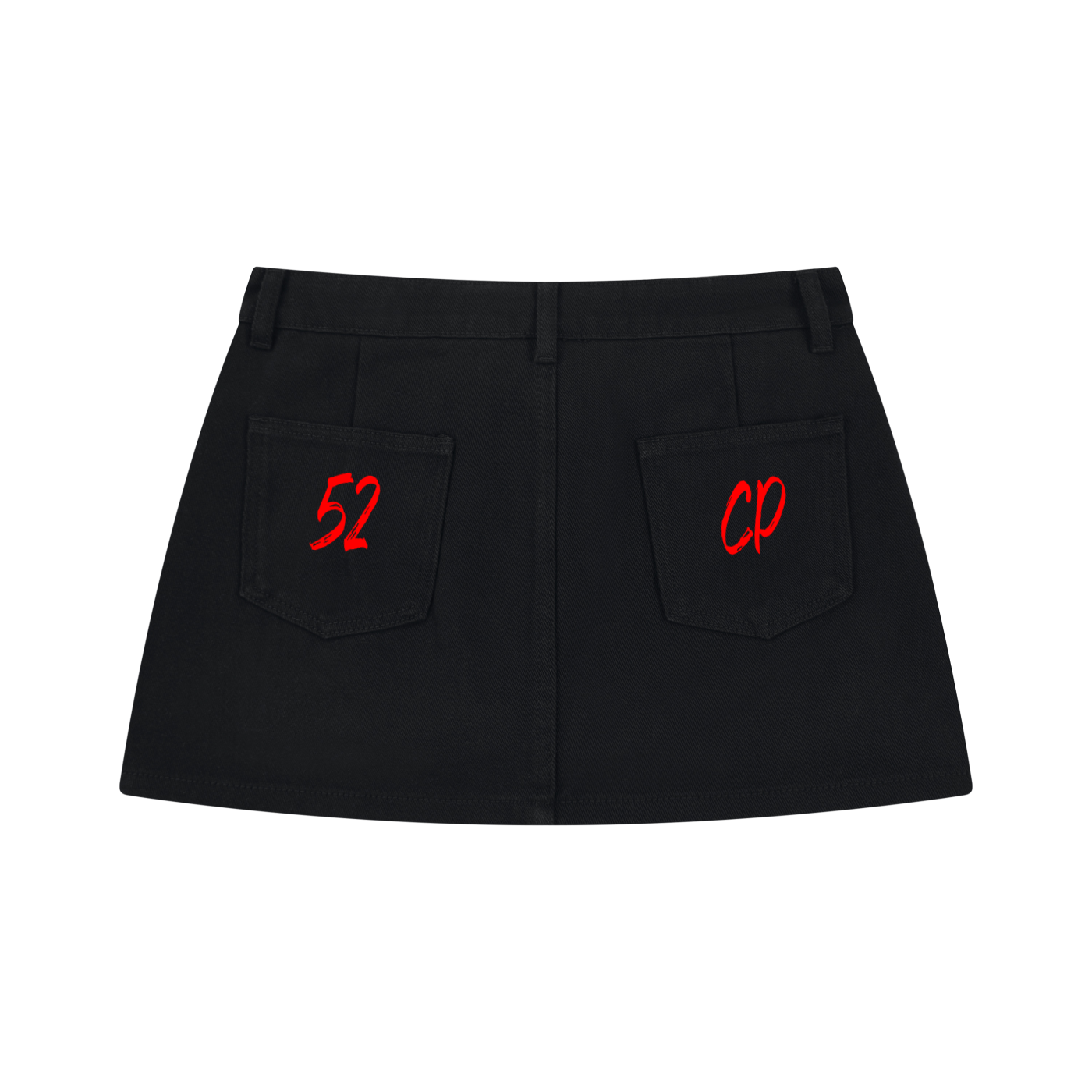 Women's Studded Denim Mini Skirt