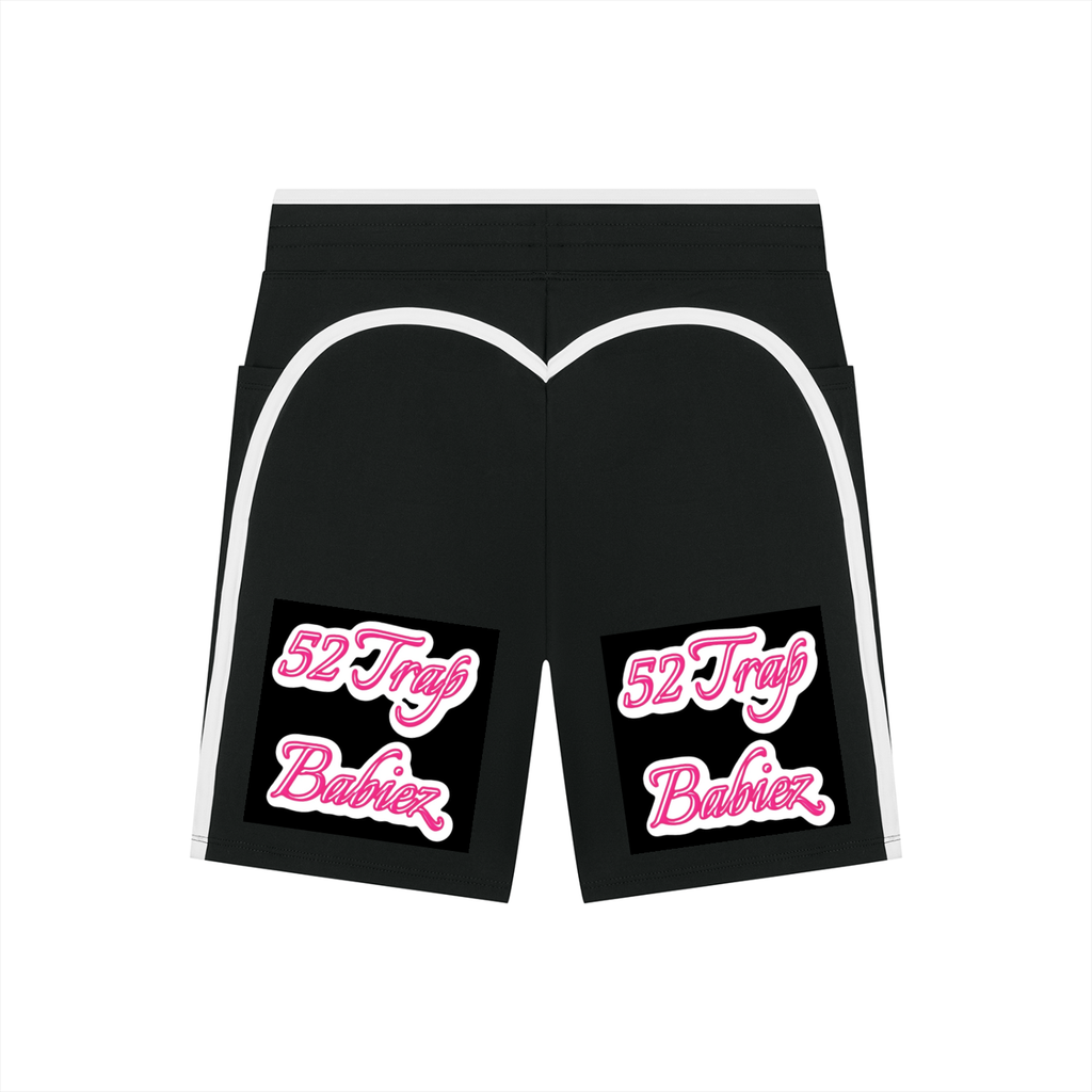 Women's High Rise Color Block Yoga Shorts