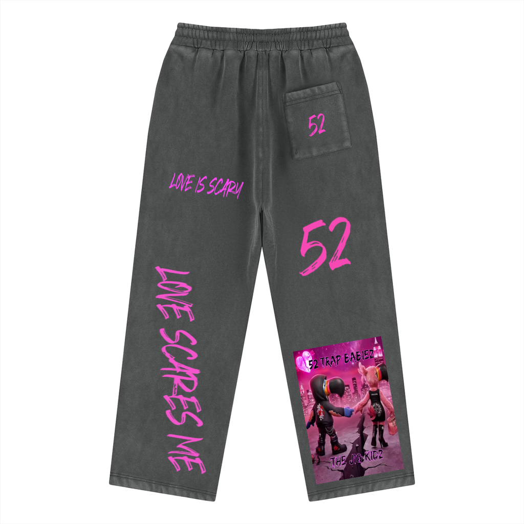Unisex Vintage Wash Fleece Sweatpants