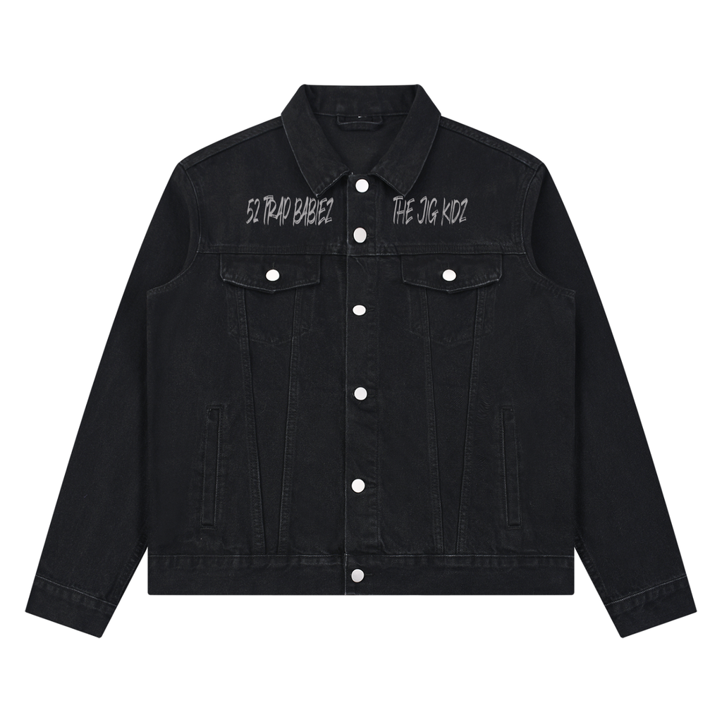 Unisex Vintage Wash Denim Jacket