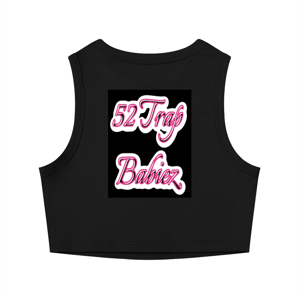 Women's Tight Crewneck Crop Tank Top